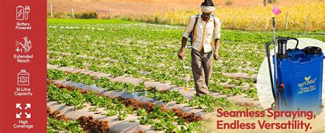 Turbo 2-in-1 Battery & Manual Agriculture Sprayer Pump – 16L Knapsack ...