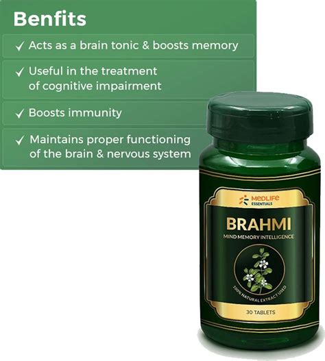 Buy MEDLIFE ESSENTIALS BRAHMI TABLET 30 Online & Get Upto 60% OFF at ...