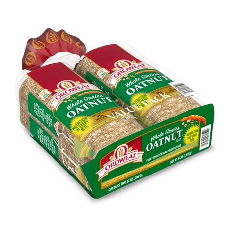 Oroweat Whole Grains, 2 count, Oatnut Bread (2 lb) Delivery or Pickup ...