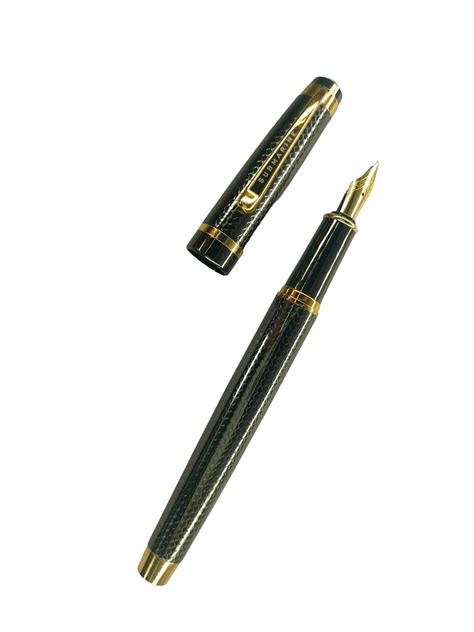 Submarine pen Fountain Ink Pen Black Marble Finish, Metal Body ...