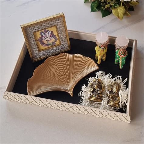 Art Street Diwali Gift Hamper Combo Set, Handmade Decorative & Serving ...