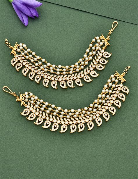 Buy Designer Fashion Ear Chains Online for Women at Violet and Purple ...