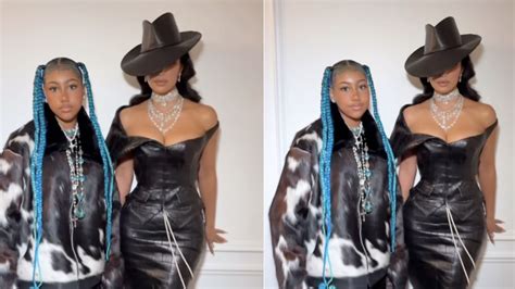 Kim Kardashian Poses With North West Ahead Of 2025 Met Ga...