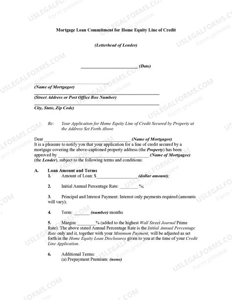 Loan Home Equity Form For Tax Purposes | US Legal Forms