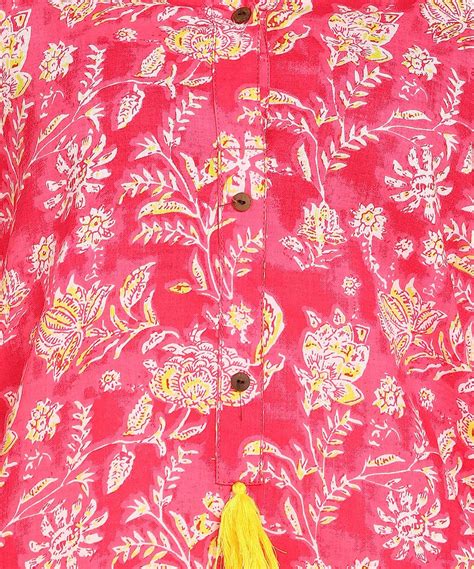 BLOCKS OF INDIA Co ords Set in Pure Cotton Pink Colour Hand Block Prin ...