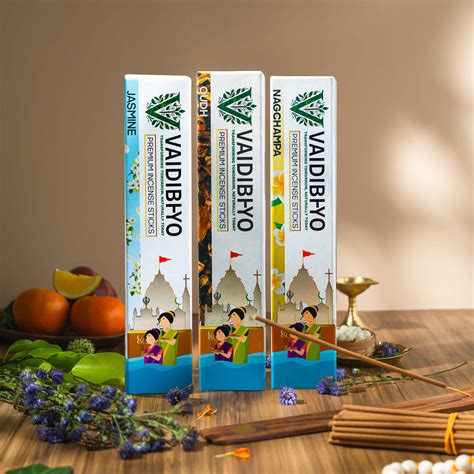 Jasmine/Oudh/Nagchampa Incense Sticks Pack of 3 – My Store