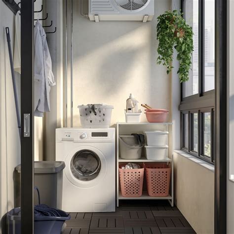 JOSTEIN shelving unit, in/outdoor/metal white, 61x40x90 cm (24x153 ...