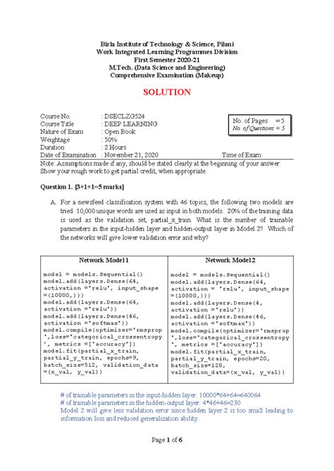 Solution Dseclzg 524 21-112020 EC2M - Birla Institute of Technology ...