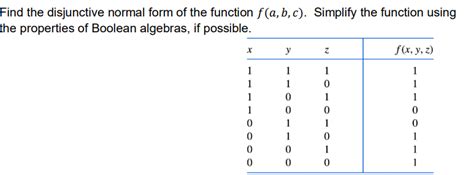 Image result for Disjunctive Normal Form Examples