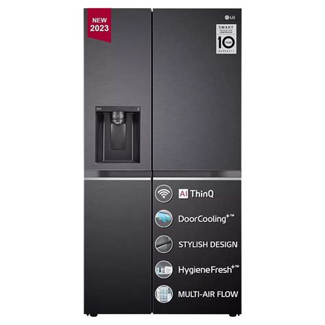 Compare LG Side by Side 635 Litres 2 Star Refrigerator GL-L257CMCX vs ...