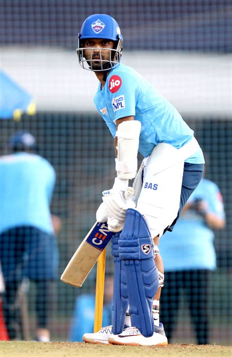 Ajinkya Rahane and Amit Mishra take part in the first Delhi Capitals ...