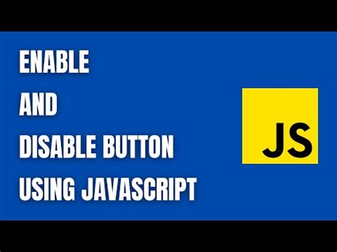 Image result for JavaScript Enable Button