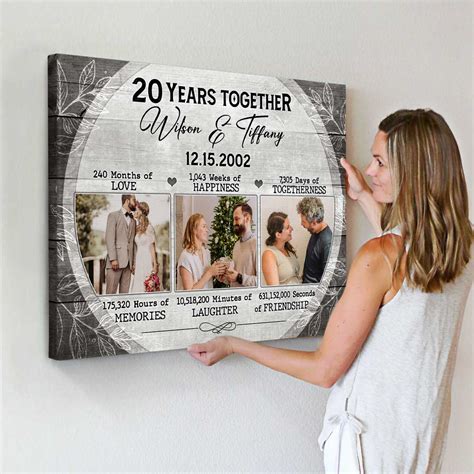 20 Year Anniversary Gift - Best Personalized Gifts For Everyone