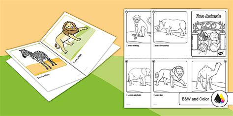Zoo Animals Early Emergent Reader
