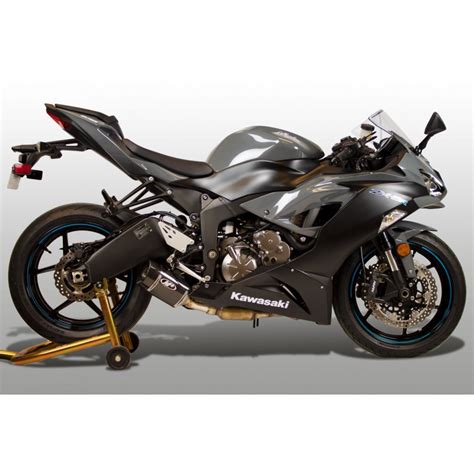 M4 Carbon Fiber Street Slayer Slip-on Exhaust For Kawasaki Ninja ZX-6R ...