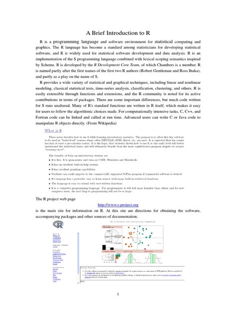 Image result for R Tutorial and Introduction