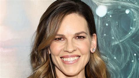 Hilary Swank, 49, sizzles in waist-cinching red gown in head-turning ...