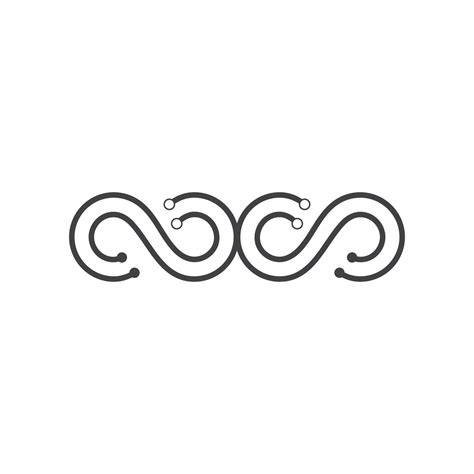 Infinity logo icon vector illustration design 22148201 Vector Art at ...