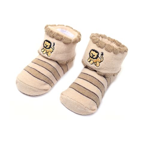 WIND SING Socks With Lion Print 0-12m Age