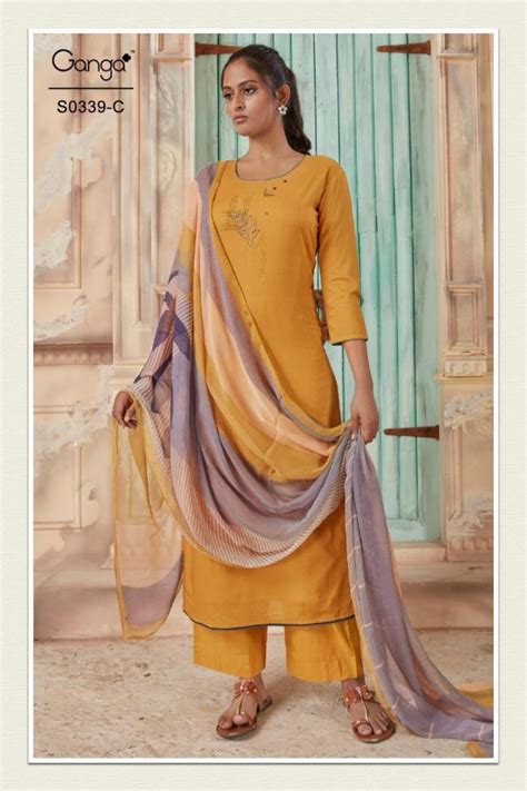 Ganga Hana 339 Colors Salwar Kameez By Ganga For Full Set - ashdesigners.in