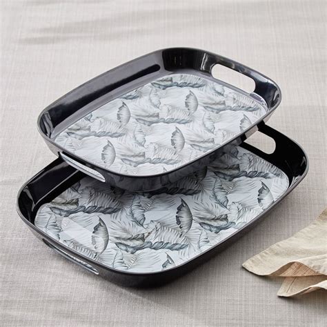 Buy Garnet Melamine Printed Serving Tray - 38x28cm from Home Centre at ...