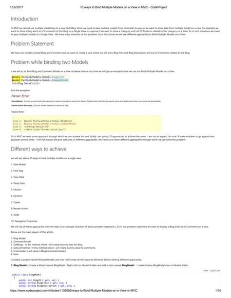 Image result for How to Add Multiple Models in a View