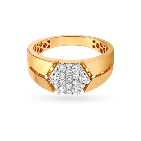 Casting Gold Finger Ring for Men