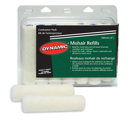 Dynamic HM005401 Mini Mohair Roller Refill, 12-Pack, 6-inch : Amazon.in ...