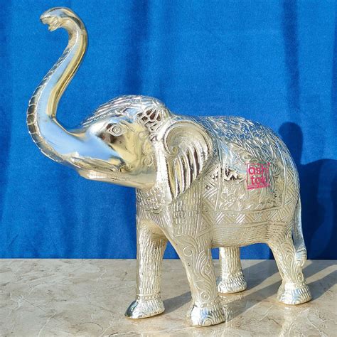 Shop Now for German Silver Elephant Puja Idols for Home Decor – Ashtok