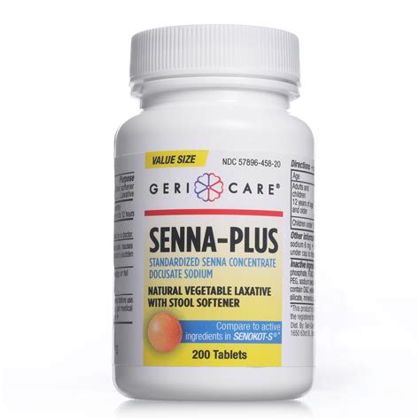 Senna Plus | Laxante vegetal natural con suavizante | Ubuy Chile
