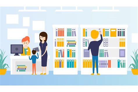 Library vs Bookstore 的图像结果