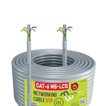 Multybyte Professional CCA Cat6 Ethernet Cable 300 Yard (270M) | 23AWG ...