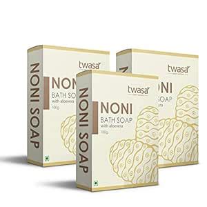 Buy Twasa Noni With Aloevera Herbal Bath Soap 100g (3) Online at Low ...