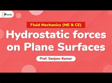 Hydrostatic Forces Simplified In Fluid Mechanics and Hydraulic Machines ...
