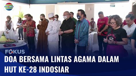 Ungkapan Rasa Syukur dalam HUT ke-28, Indosiar Gelar Doa Bersama Lintas ...