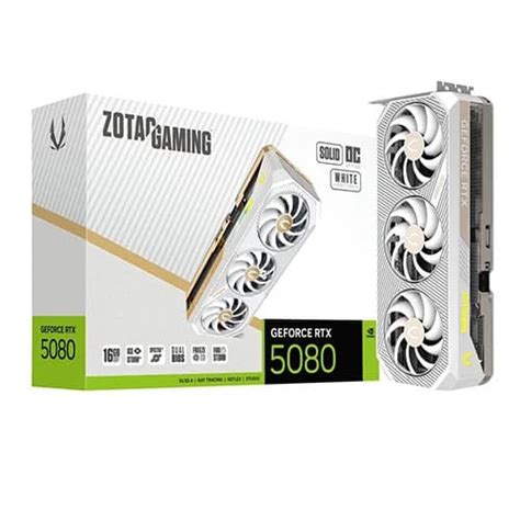 Zotac 5080 Solid OC White GPU| ZT-B50800Q-10P