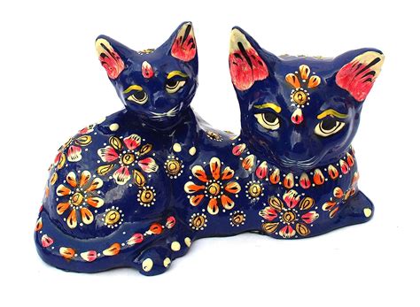 Antiques Nirmala Metal Craft Decorative Cat Family Showpiece for Home ...
