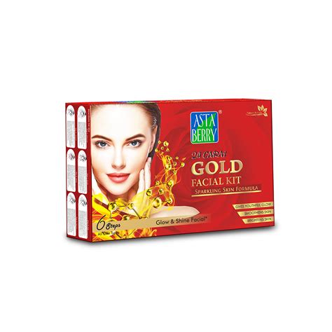 Gold Facial Kit | 6 Steps | Astaberry