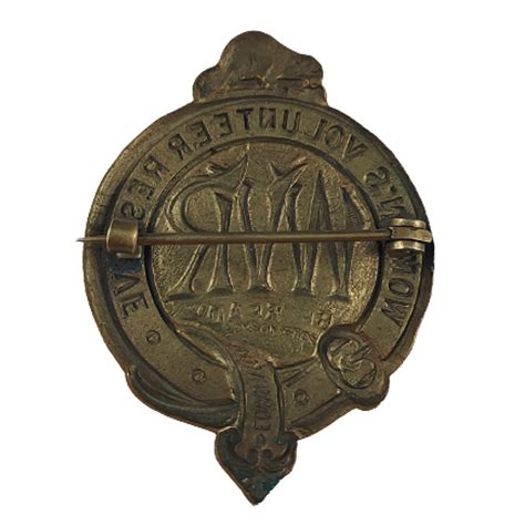 WW2 Woman's Volunteer Reserve Cap Badge - Jackson Bros – Canadian ...