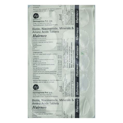 Hairneo Tablet | Uses, Side Effects, Price | Apollo Pharmacy