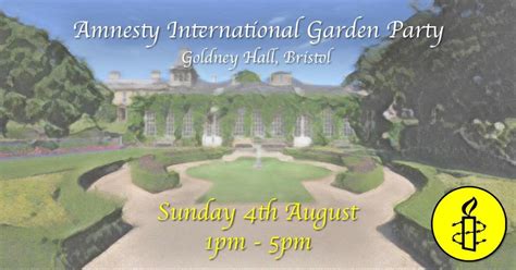 Amnesty Bristol’s Garden Party, Goldney Hall, Bristol, 4 August 2024 ...