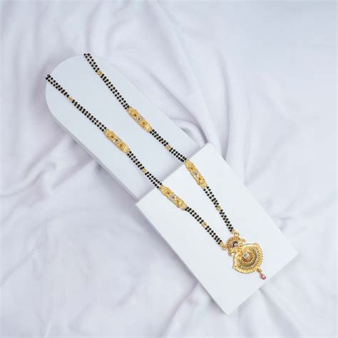 24K Gold Plated Bridal Style Heavy Mangalsutra – SAI HANDA BANGLES
