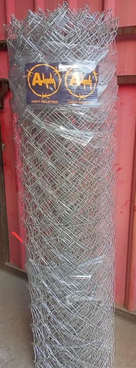 Aadhy Industries Chain Link Fencing Net for Fencing (10/20/30/40 FEET ...