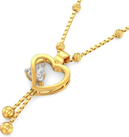 Joyalukkas TM14021840 Princess Yellow Gold Precious Necklace Price in ...