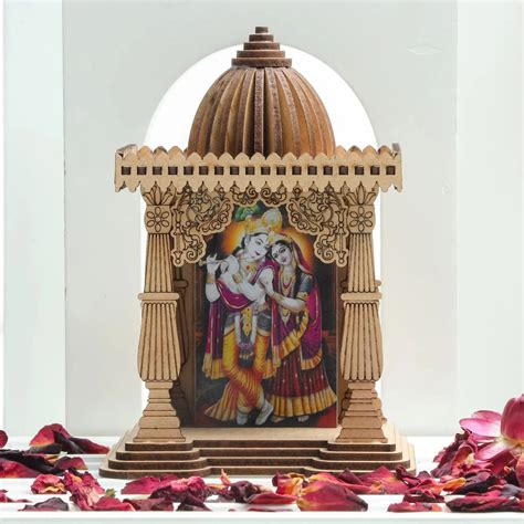 Divine Miniature Temple - Sustainable Engineered Wood Pine, Compact ...