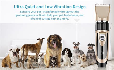 DAMGOO Unisex 2 In 1 Pet Paw Hair Trimmer Electric Dog Hair Clippers ...