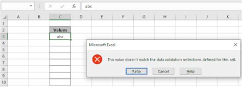 Image result for Data Validation Input Message