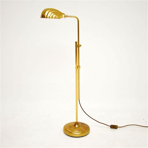 1970's Vintage Brass Clam Shell Floor Lamp at 1stDibs