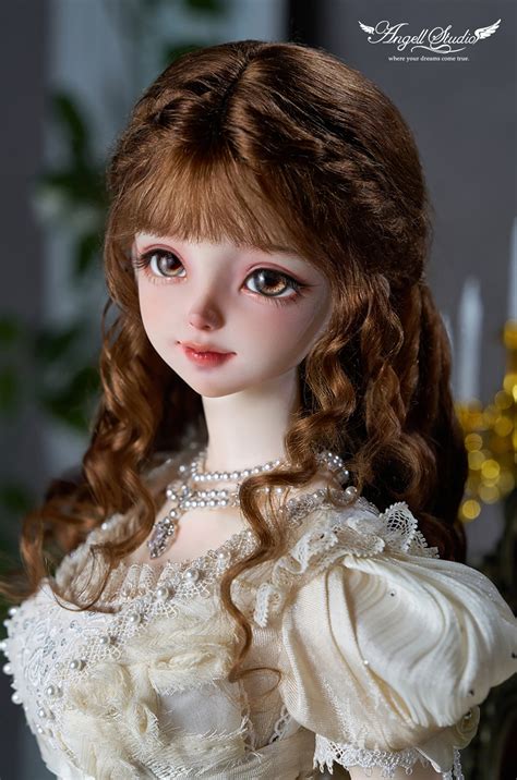 ★店頭品★（ウィッグ）AS1/3ウィッグ レイヤーカール/ミディアム/ダークブラウン | ドールショップEDEN