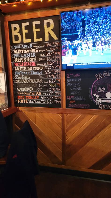 Menu at Brat Haus restaurant, Scottsdale